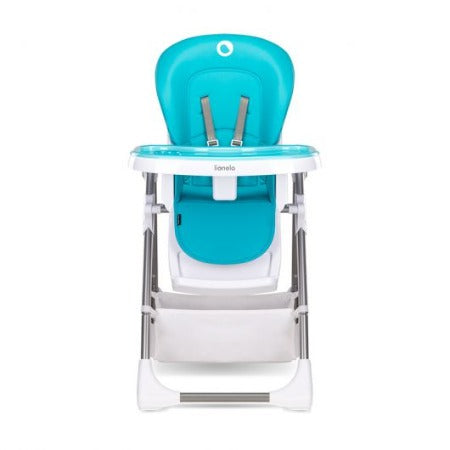Chaise Haute Pour Bebe Lionelo Linn Plus-Turquoise Blanc- Lo -Linn plus