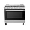 MIDEA GAZINIERE 5 FEUX BRULEUR INFRAROUGE 90*60 XPRESS GRIL - INOX-VITRE - 36LMG5G080R