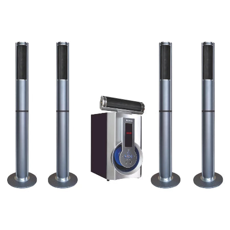 NASCO HOME CINEMA 5.1CH 45W CAISSON DE BASSE+10Wx5 - NAS-HT5.1-N5330