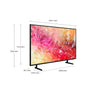 SAMSUNG TV CONNECTÉE LED 50" -  UA50DU7000UXLY