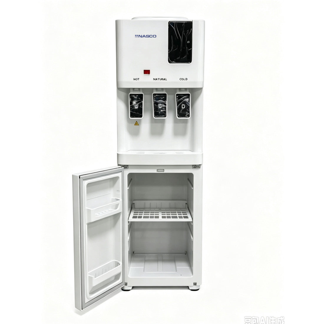 NASCO DISTRIBUTEUR D'EAU BLANC 3 ROBINETS- COMPRESSOR COOLING - KNAS-WD201-3V