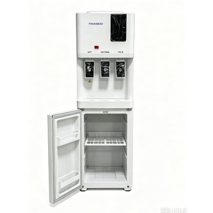 NASCO DISTRIBUTEUR D'EAU BLANC 3 ROBINETS- COMPRESSOR COOLING - KNAS-WD201-3V