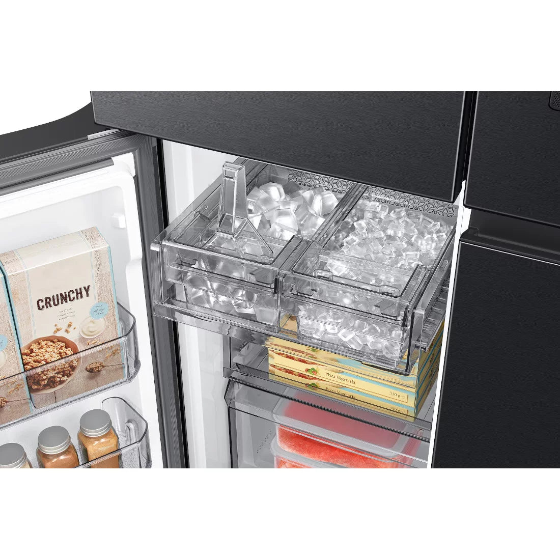 SAMSUNG REFRIGERATEUR FRENCH DOOR 4 PORTES 636 L ECRAN TACTIL FAMILY HUB - DISTRIBUTEUR D'EAU - RF65DG9H0EB1EF
