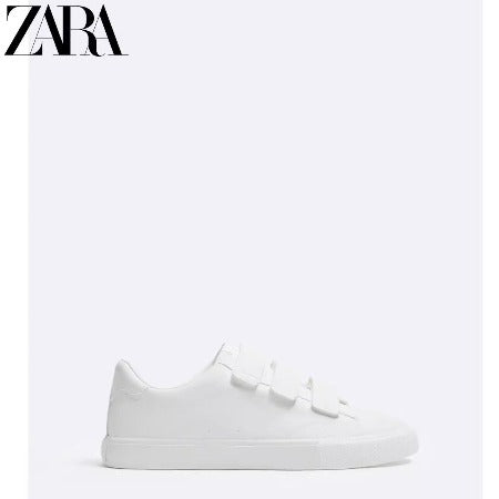Importé - ZARA NEW - Chaussure Homme Sport baskets Fermeture Velcro - Blanc