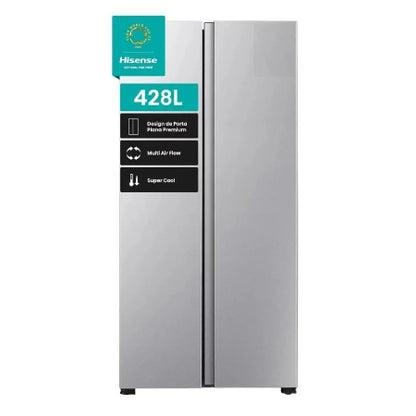 HISENSE REFRIGERATEUR AMERICAIN INVERTER NO FROST 428 LT - RS3P428NEDE