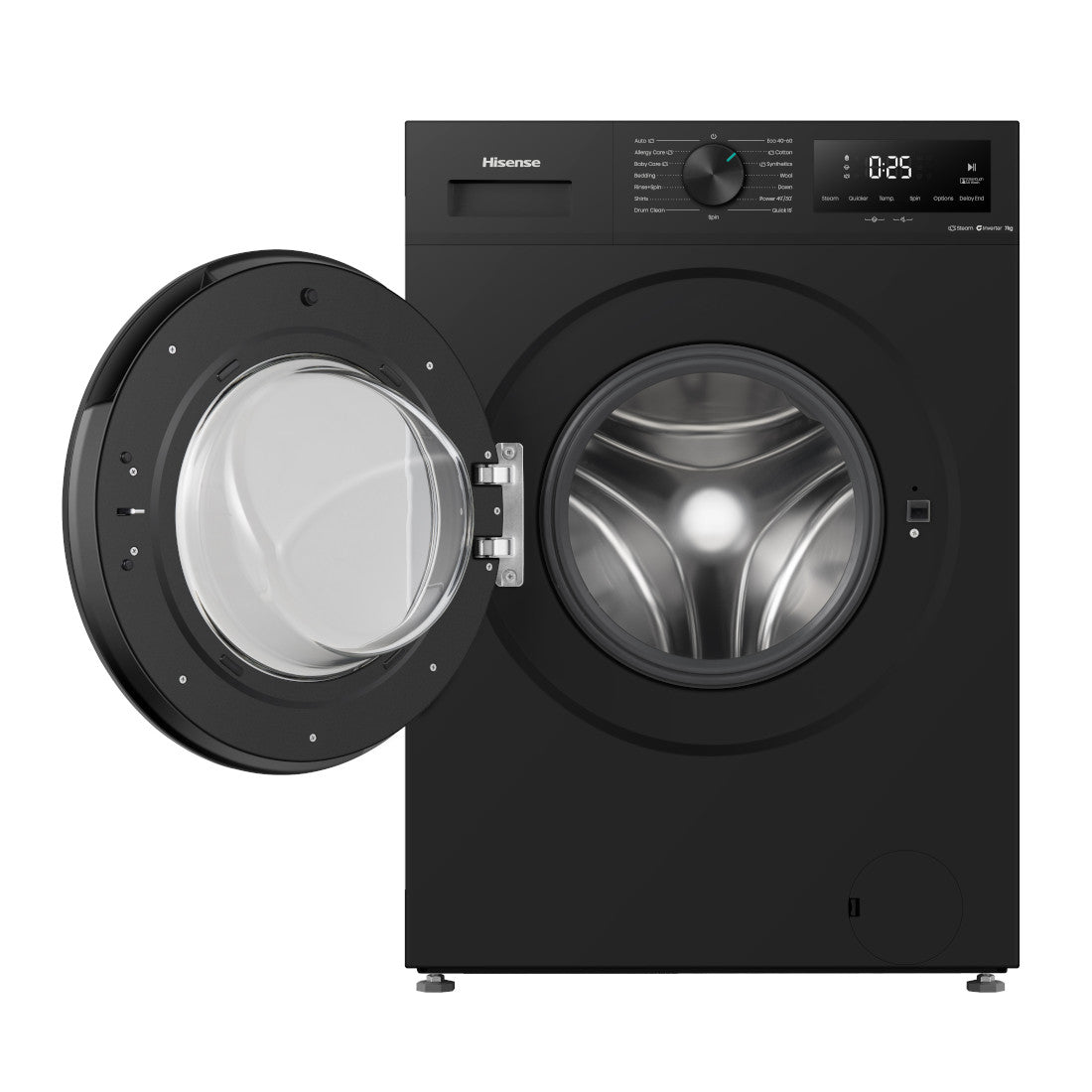 HISENSE MACHINE A LAVER 7KG FRONT LOAD IBUBBLE 1600W - WF1I7022BK