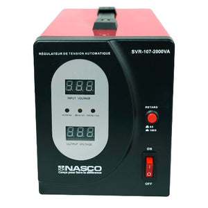 STABILISATEUR 2000VA AFFICHAGE LCD 4 RELAIS - SVR-107-2000VA