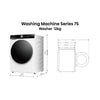 HISENSE MACHINE A LAVER 12KG FRONT LOAD PREMIUM BLACK - AI SUPER WASH -WF7S1247BB
