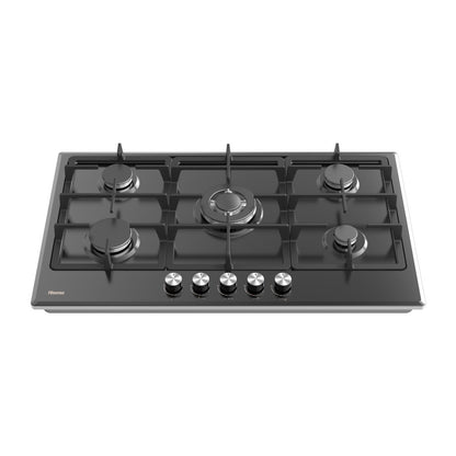 HISENSE PLAQUE DE CUISSON A GAZ ENCASTRABLE 5 FEUX - HGH951BS01