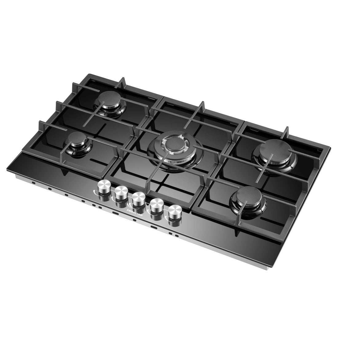 HISENSE PLAQUE DE CUISSON ENCASTRABLE A GAZ 5 FEUX 90CM - HHU90GABK