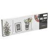 ETAGERE DE PRESENTATION MURALE-15X50X1CM-BOIS-METAL