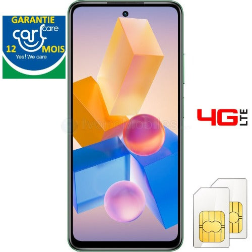 Infinix HOT 40i - 128GB + 4+4GB - 50Mpx - 5000 MAh - 12 Mois Garantie