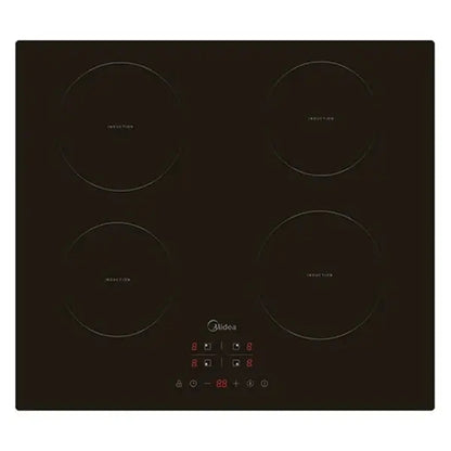 PLAQUE DE CUISSON À INDUCTION MIDEA - 4 ZONES DE CUISONS - TACTILE - 9 NIVEAUX DE PUISSANCES - 3500W - INVERTER - MC-IF3518G4S-A