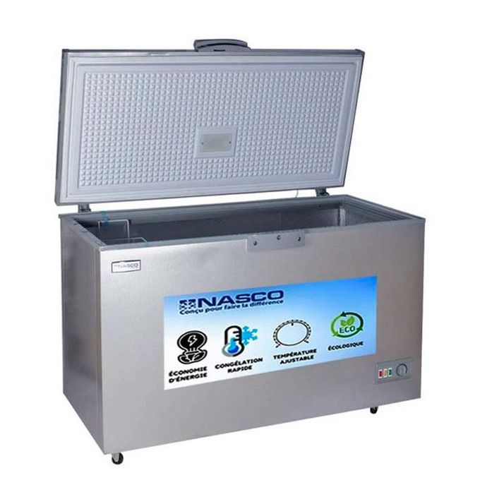 NASCO CONGELATEUR HORIZONTAL 425L (318L NET) 1 PORTE - NAS-425FL-DS