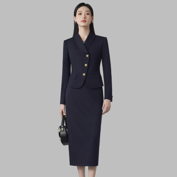 Importé - Ensemble Tailleur Femme 2-3 Pièces Slim Fit Premium