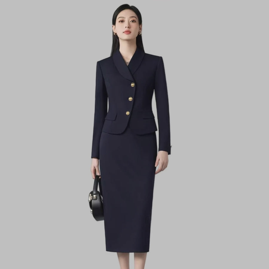 Video for Importé - Ensemble Tailleur Femme 2-3 Pièces Slim Fit Premium