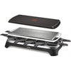 Appareil a raclette/pierrade/grill tefal-10-personnes inox et design350w