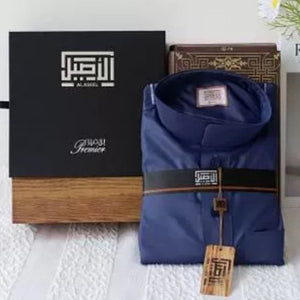 Importé - Boubou Homme Qamis Saoudien Manches Longues