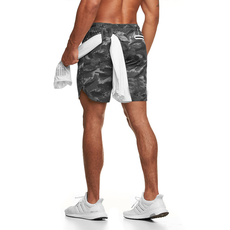Importé - Short Sport Homme Camouflage Décontracté Style Basket-ball