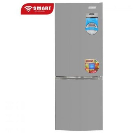SMART TECHNOLOGY Réfrigérateur Combiné - 315L - Inox - STCB-499WM