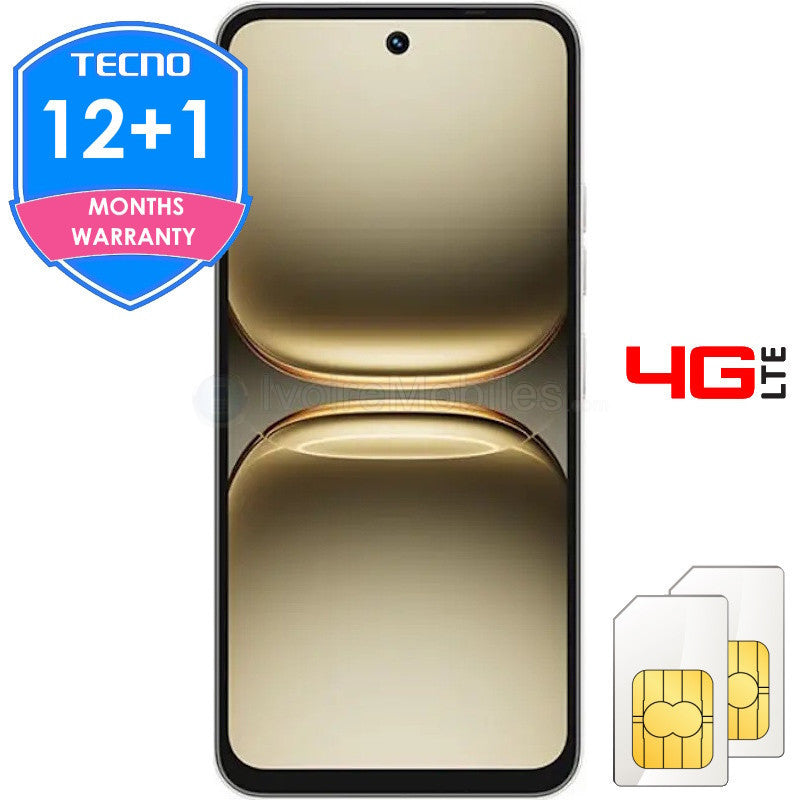 Tecno POP 10 4G - 6,67" 128Go/6(3+3)Go 2SIM 13MPx 5000mAh - Garantie 12Mois