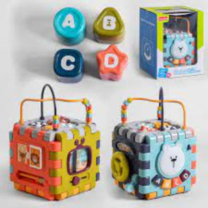 Jeu d’éveil Cube Educatif Multi-fonction+18mois