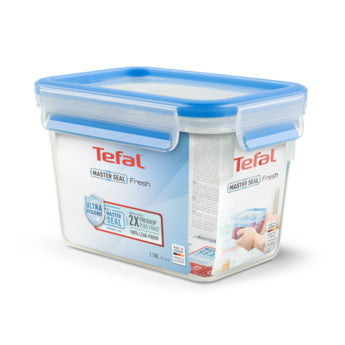 TEFAL MASTERSEAL FRESH VERRE, BOÎTE ALIMENTAIRE RONDE 0,9 L TEFAL MASTERSEAL FRESH VERRE, BOÎTE ALIMENTAIRE RONDE 0,9 L