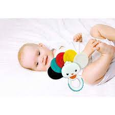 Hochet Bebe paon rainbow+3mois