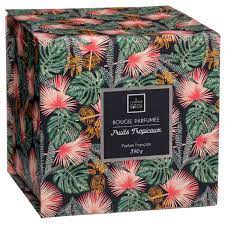 Bougie Parfumee dans Verrine-390G-Coffret en Carton Fruits Tropicaux