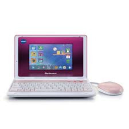 Vtech Genio Max Mon Premier Vrai Ordi Ecran Couleur 7”-Rose 5-12ans