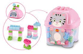 Bloc de construction baril chat-50pcs-abrick