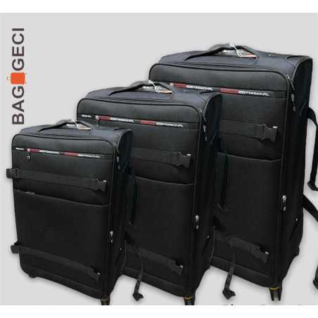 VALISE TISSU MODERNE IMPORTES 3 PIECES Oplayce.ci