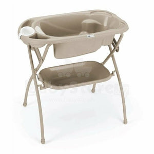 Baignoire sur pied cam-taupe