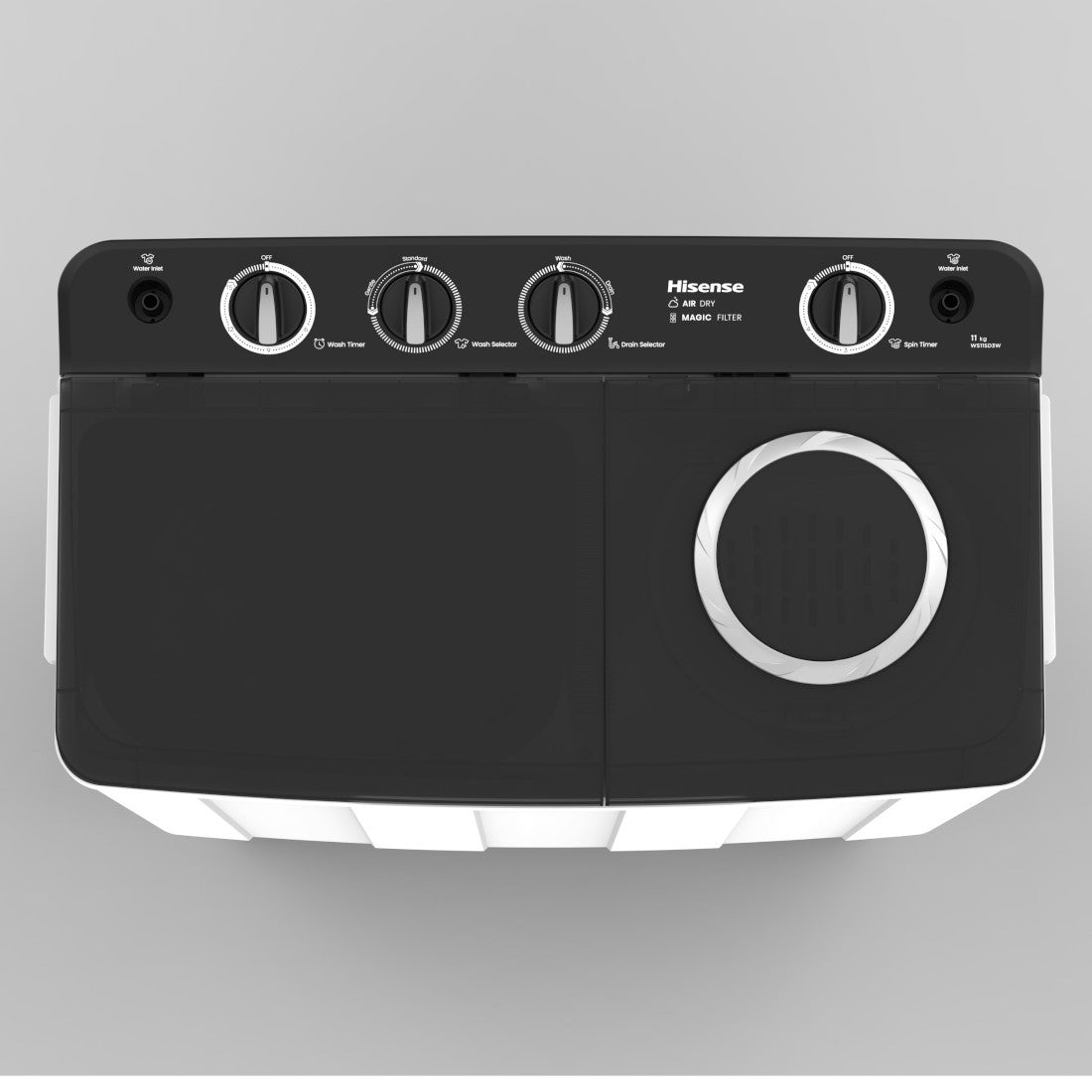 HISENSE MACHINE A LAVER 11KG TWIN-TUB -WS11SD3W