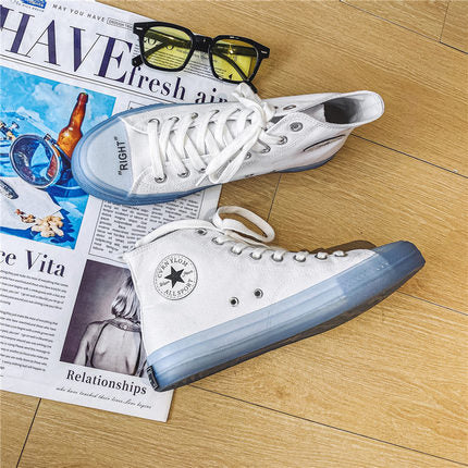 Importé - Chaussure Homme Basket Semelle Transparente