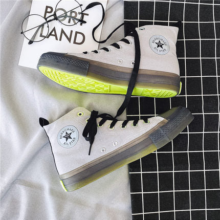 Importé - Chaussure Homme Basket Semelle Transparente