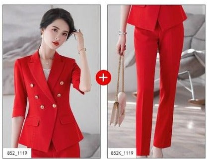 Importé - Ensemble Costume Tailleur Femme Slim Fit Premium