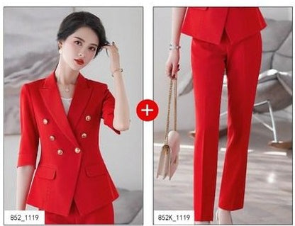 Importé - Ensemble Costume Tailleur Femme Slim Fit Premium