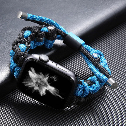 Importé - Bracelet Montre Sport Universel Apple iwatch Tressé En Nylon