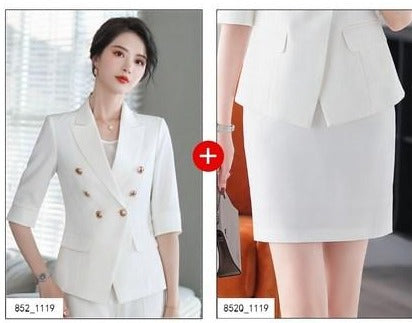 Importé - Ensemble Costume Tailleur Femme Slim Fit Premium