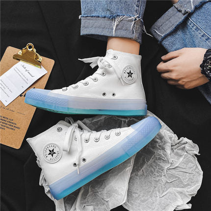 Importé - Chaussure Homme Basket Semelle Transparente