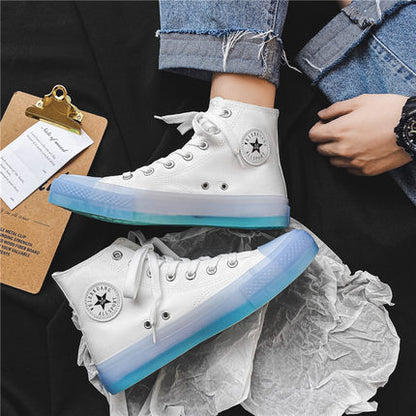 Importé - Chaussure Homme Basket Semelle Transparente