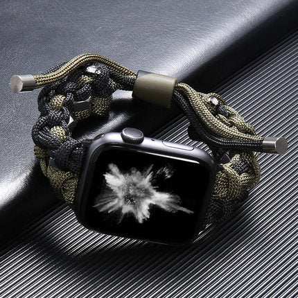 Importé - Bracelet Montre Sport Universel Apple iwatch Tressé En Nylon