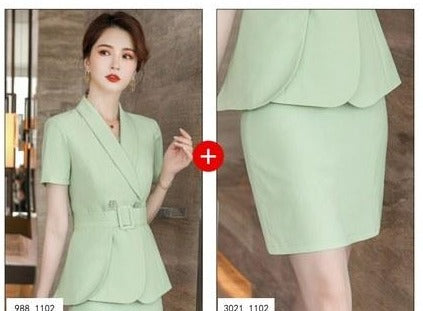 Importé - Costumes Femme Décontractées Slim A Col Tailleur Haut De Gamme