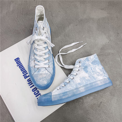 Importé - Chaussure Homme Basket Semelle Transparente