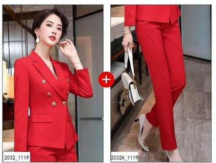 Importé - Ensemble Costume Tailleur Femme Slim Fit Premium