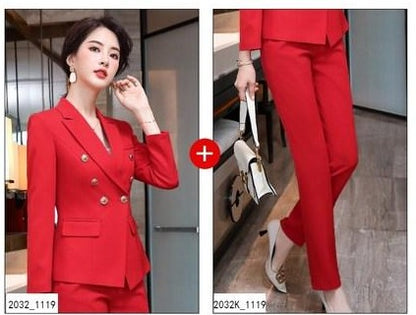 Importé - Ensemble Costume Tailleur Femme Slim Fit Premium