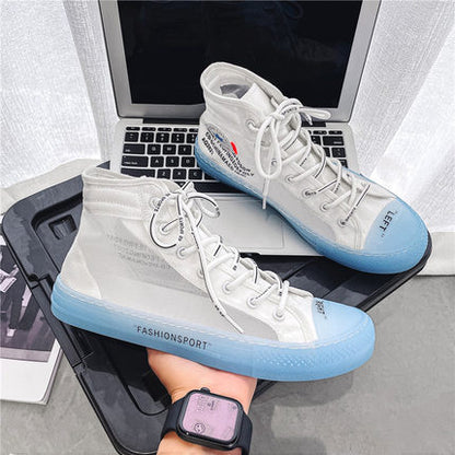 Importé - Chaussure Homme Basket Semelle Transparente