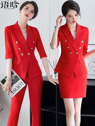 Importé - Ensemble Costume Tailleur Femme Slim Fit Premium