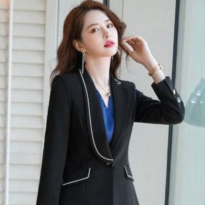 Importé - Ensemble Costume Femme Décontracté Slim Haut De Gamme
